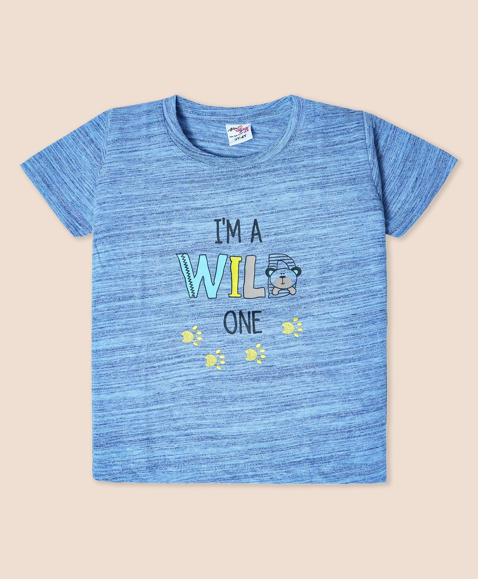 Cotton WildOne Printed Half Sleeves Tee