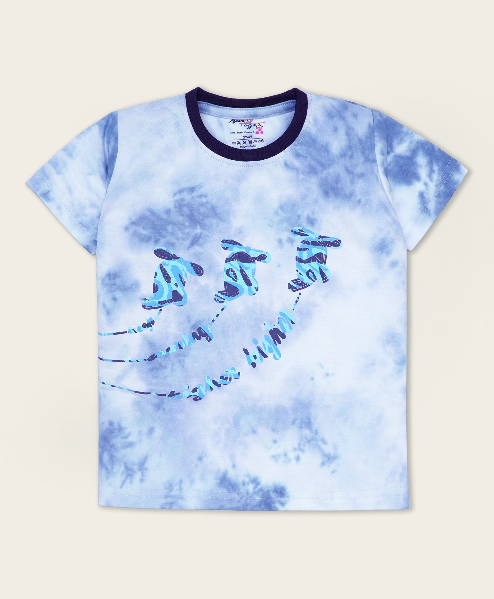 Cotton Aeroplane Printed Half Sleeves Tee