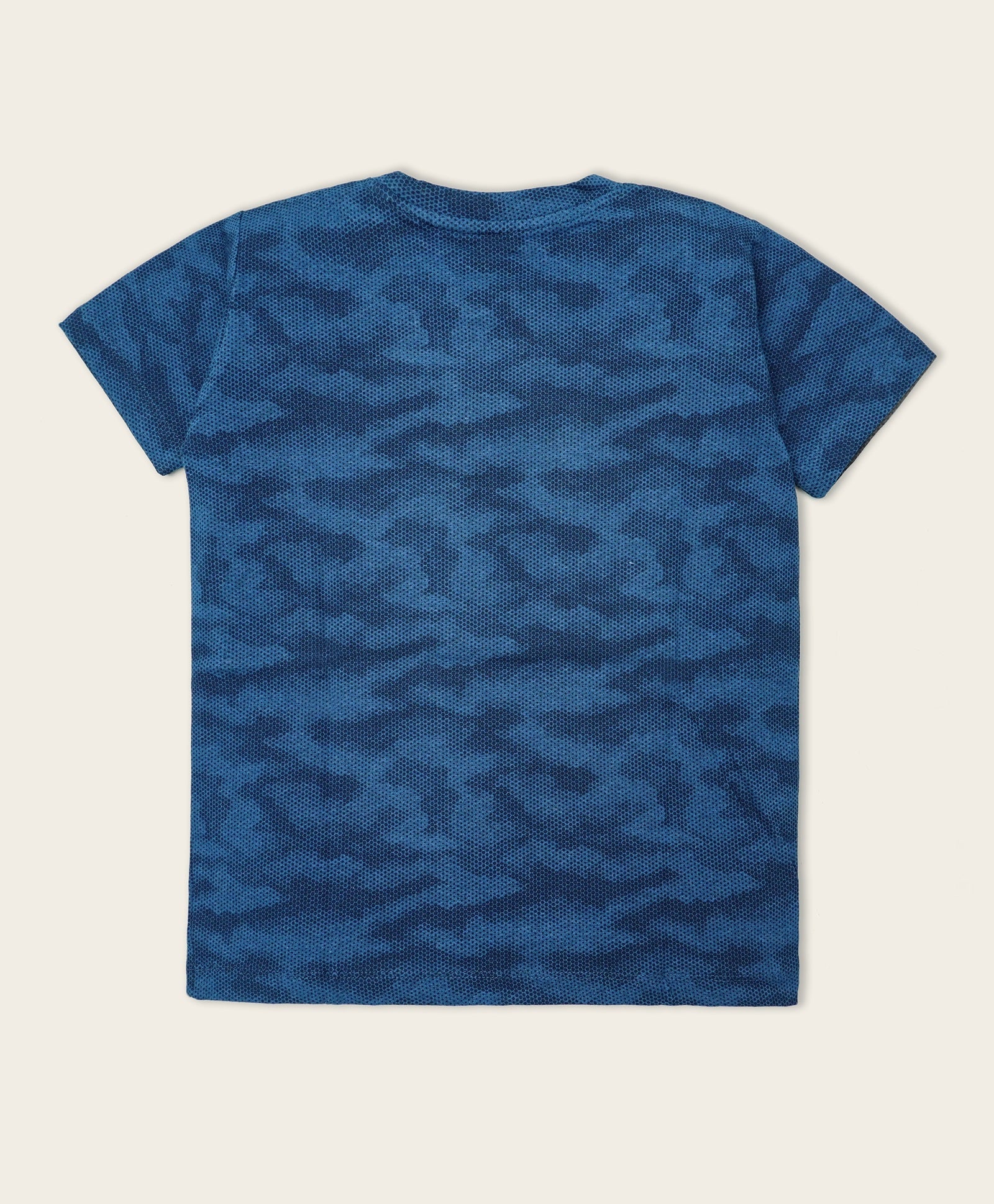 Cotton Let's Do Embroidered Half Sleeves Tee