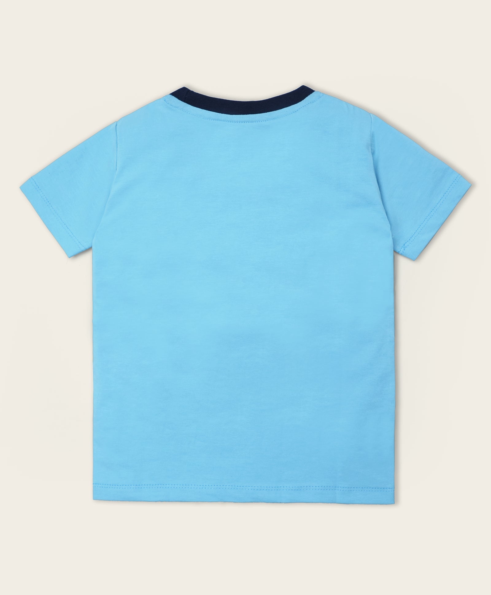 Cotton Jetplane Applique Half Sleeves Tee