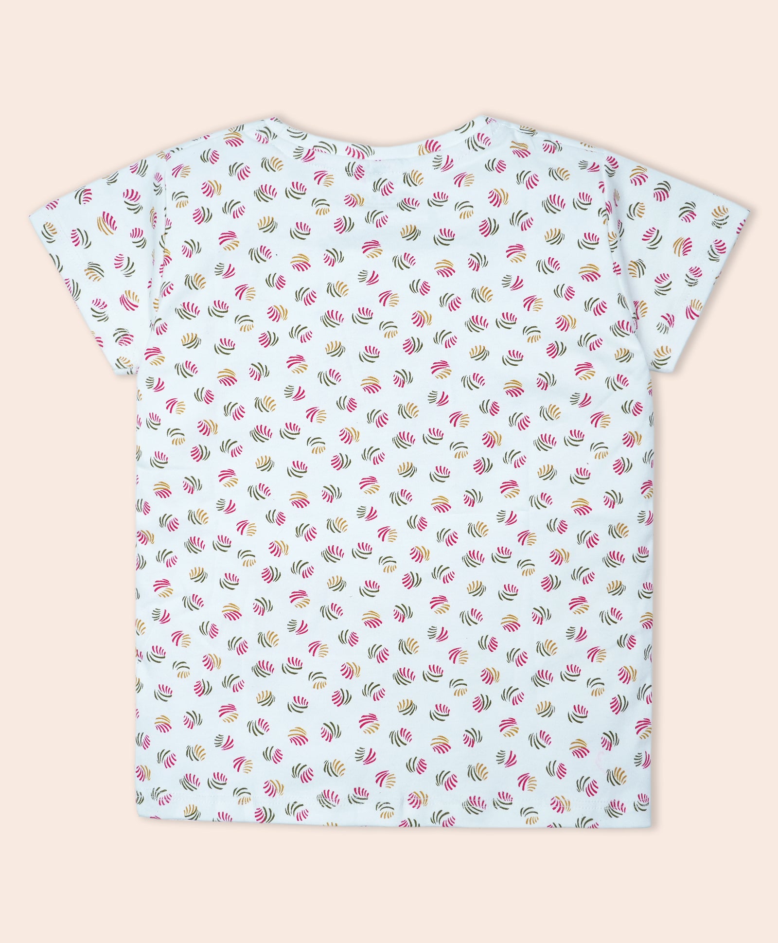 Cotton Embroidered & Printed Half Sleeves Tee