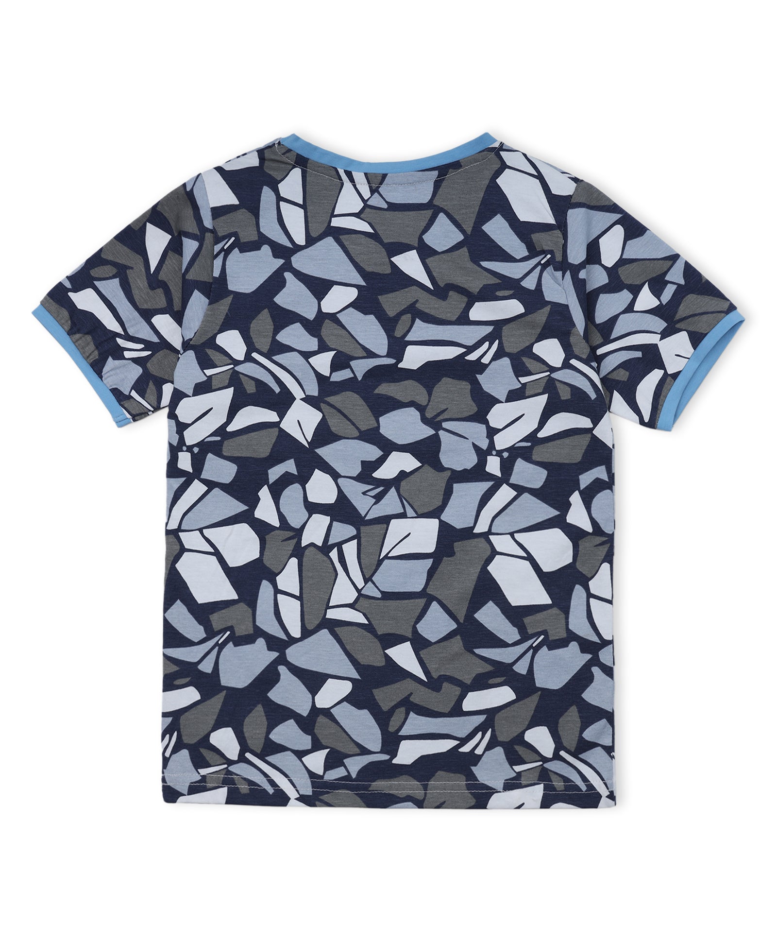 Pack of 2 Cotton Printed Half Sleeves Tees BB