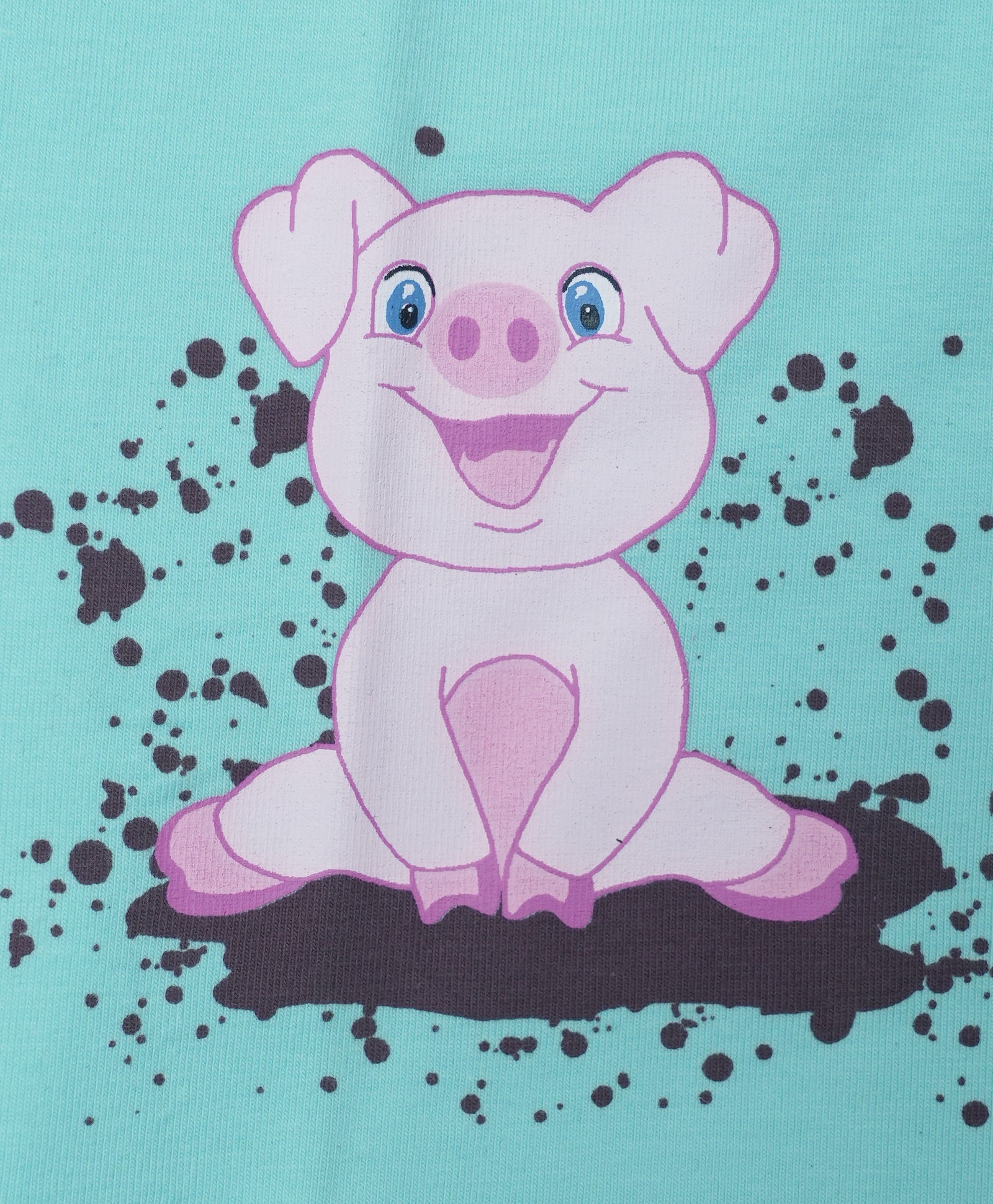 Cotton Pigs Pocket Printed Half Sleeves Tee