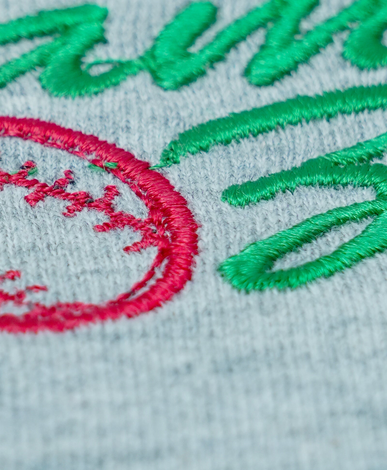 Cotton Lycra Knit Half Sleeves Embroidered Tee & Shorts Set - Green & Grey