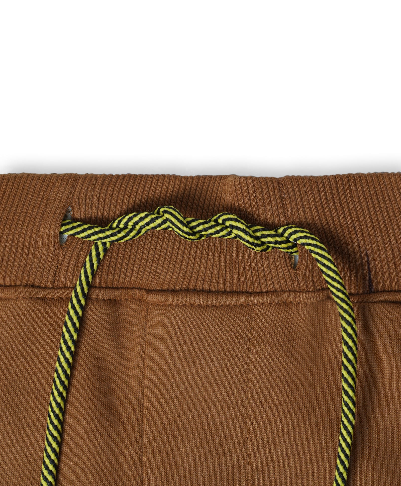 Cotton Looper Full Length Little Genius Printed Joggers - Brown