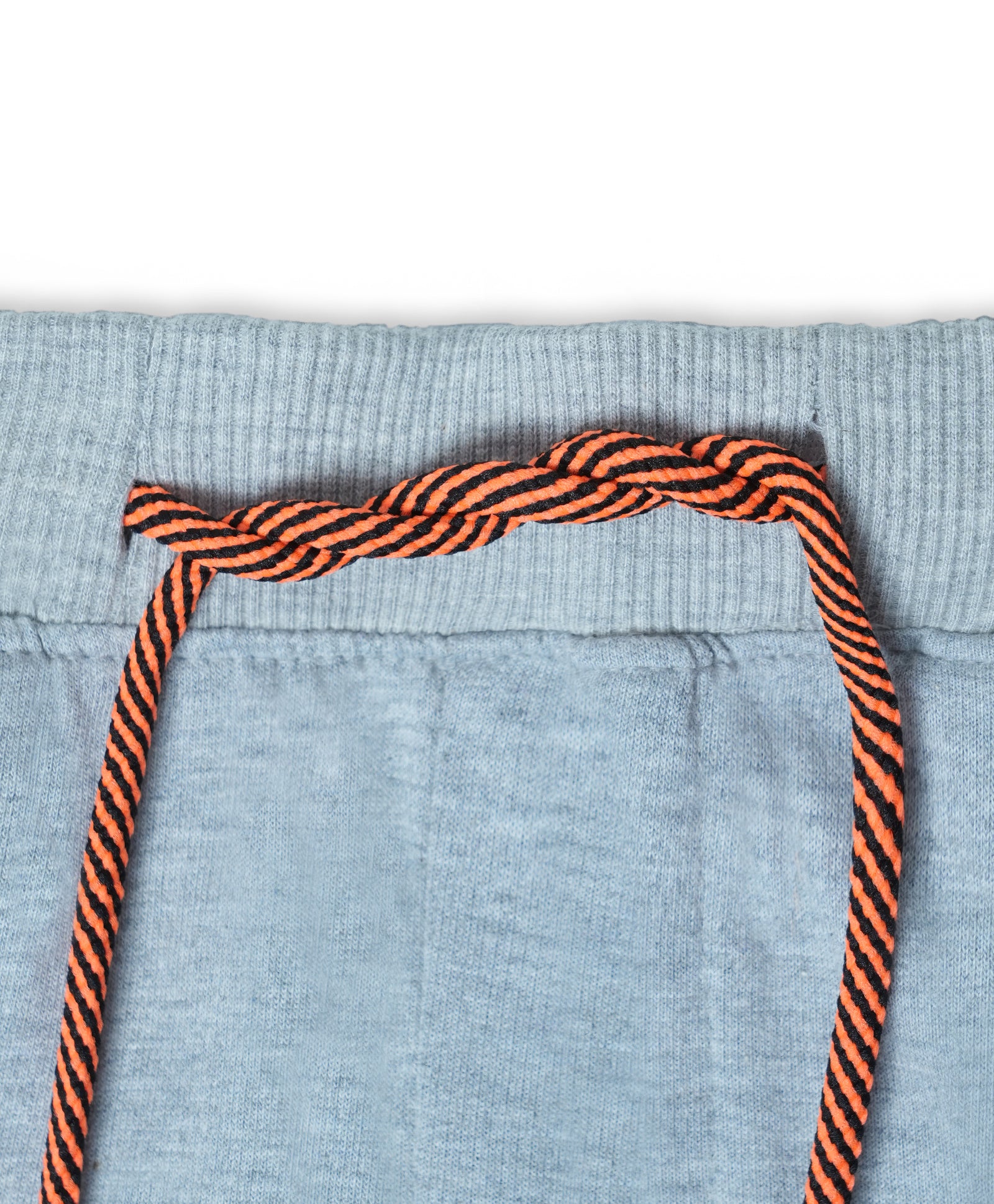 Cotton Looper Full Length Little Genius Printed Joggers - Grey