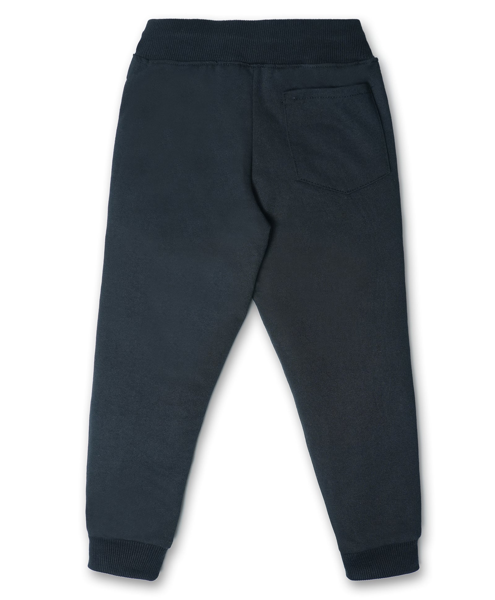 Cotton Looper Full Length Team Player Printed Joggers - Black RD