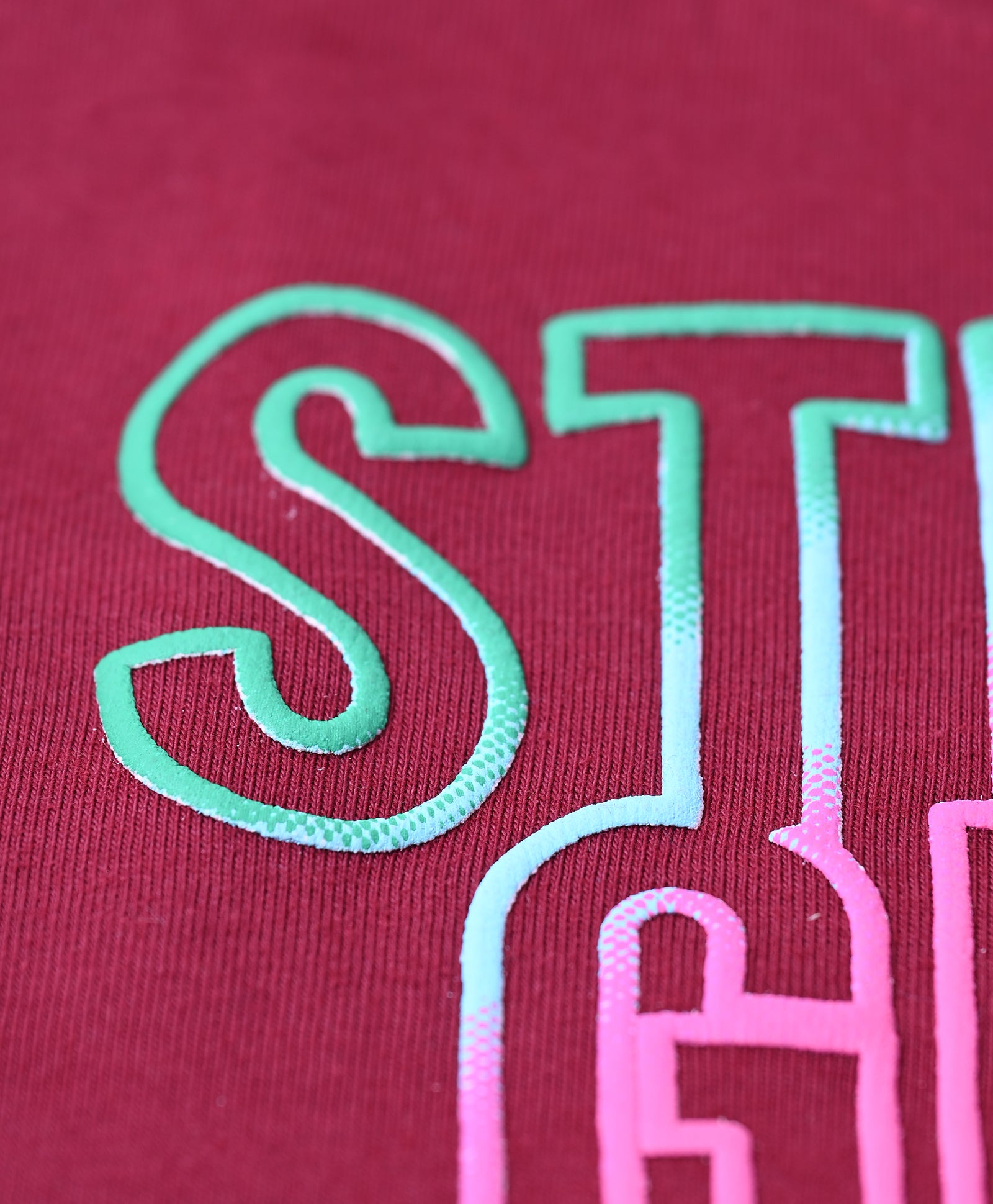 Girls Strong Girl Printed Tee with Embroidered Denim Shorts