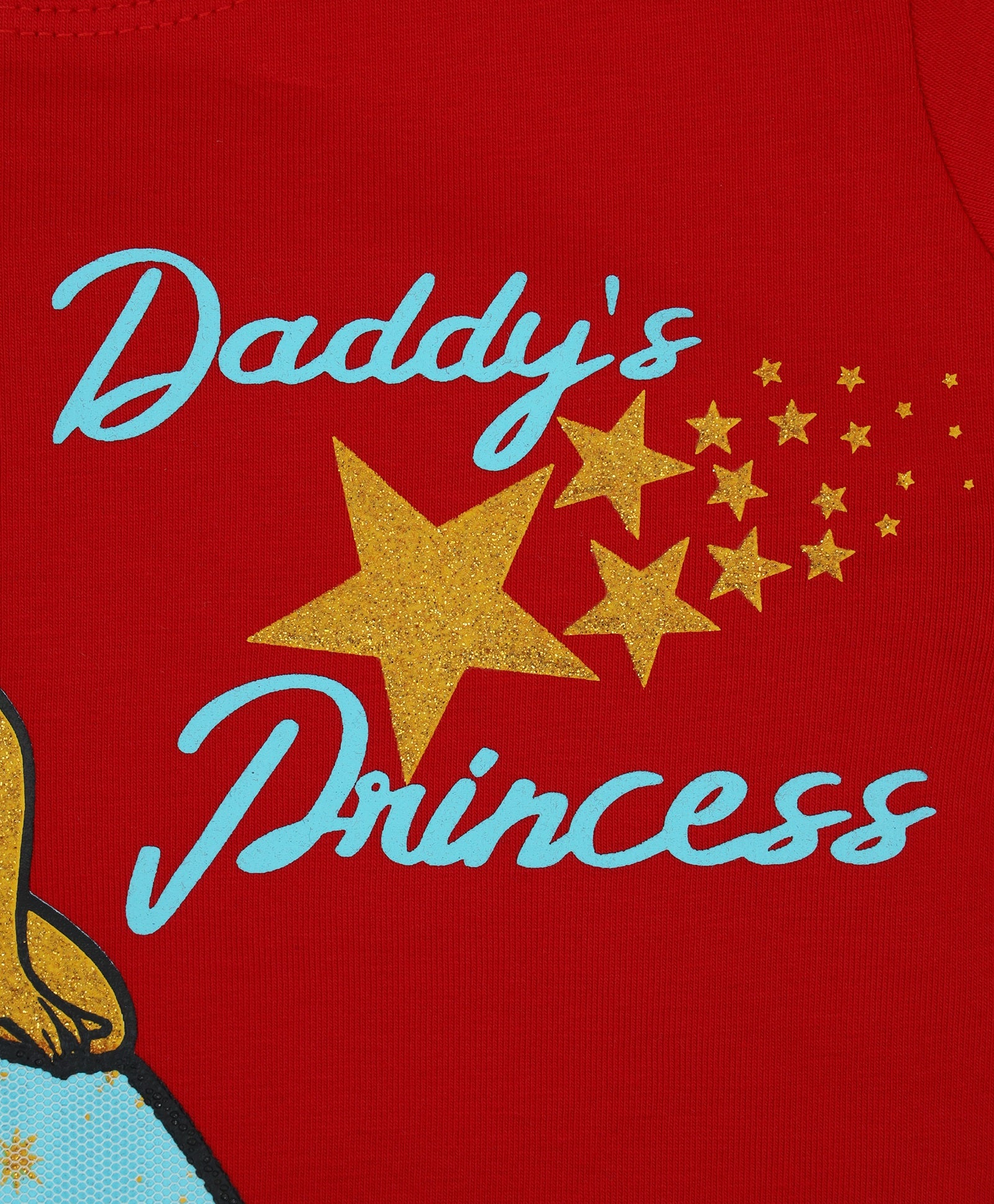 Girls Princess Printed Tee with Frilled Shorts R.
