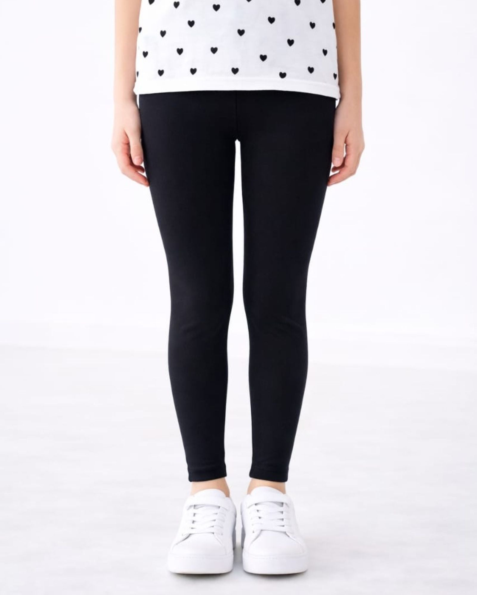 Cotton Lycra Knit Full Length Leggings Pack of 5 - Multi PastelB