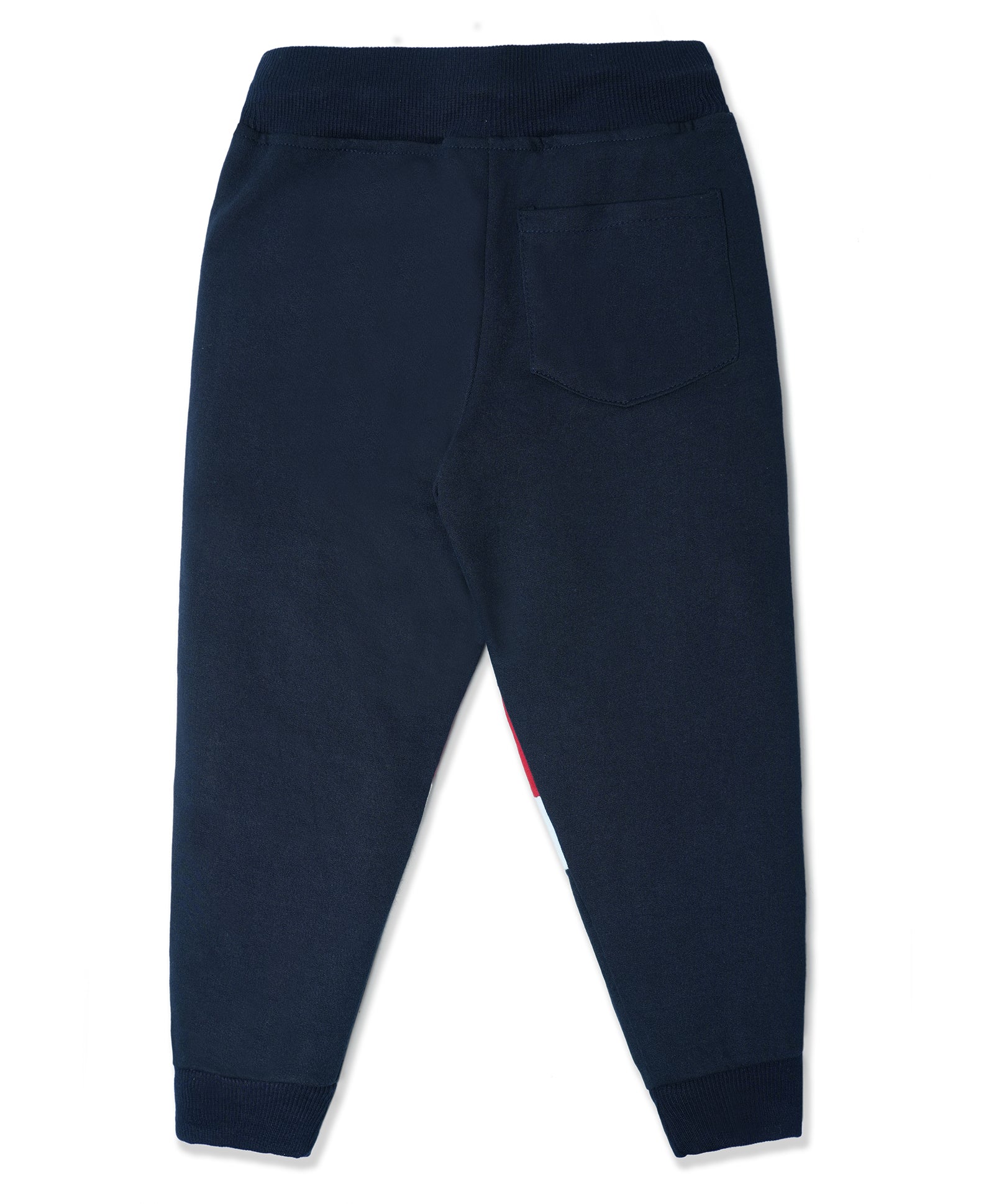 Cotton Loopknit Full Length Fancy Pattern Gaming Life Printed Joggers - Navy