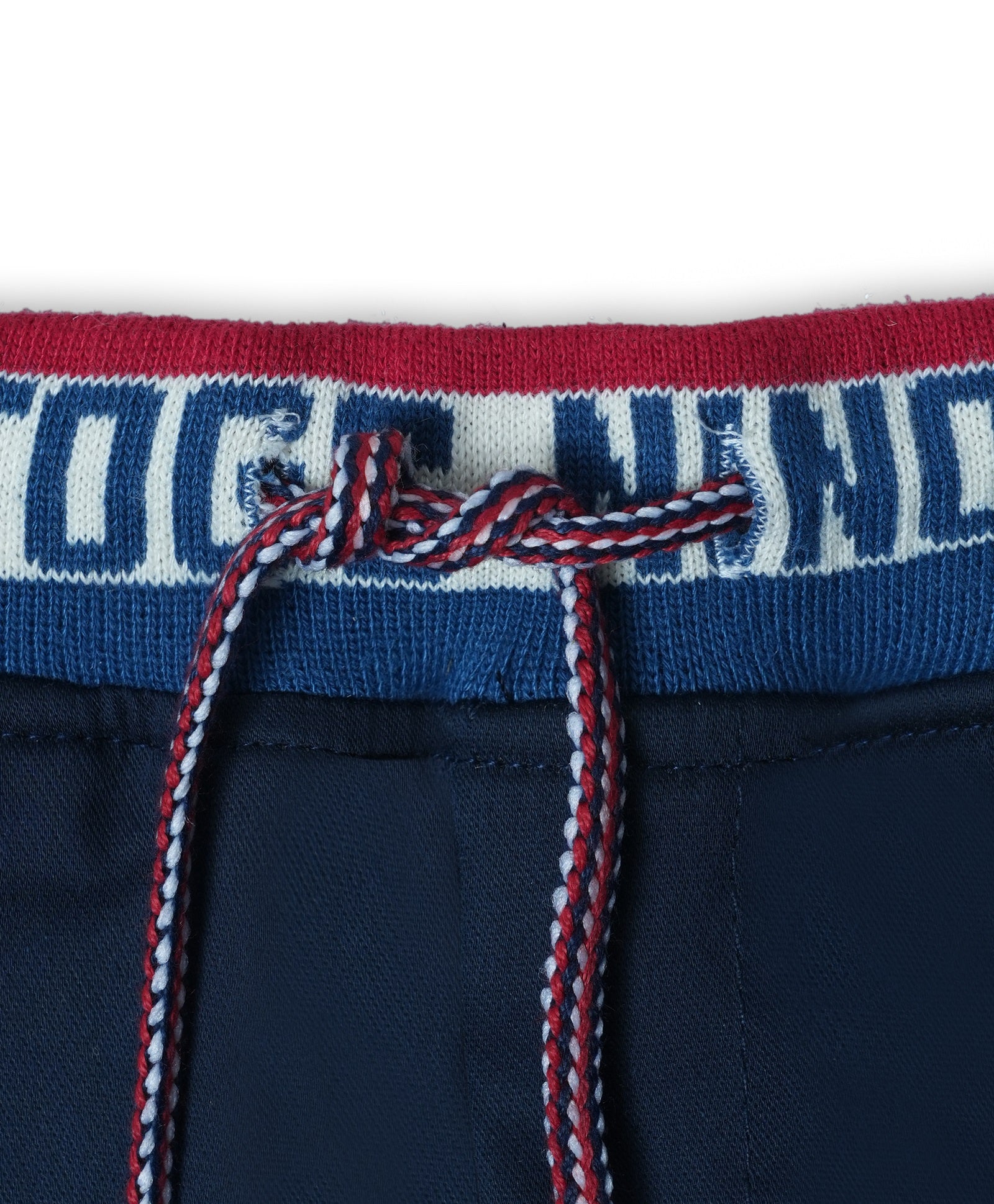 Stretchable Cotton Jeans with Smiley Print and Rib