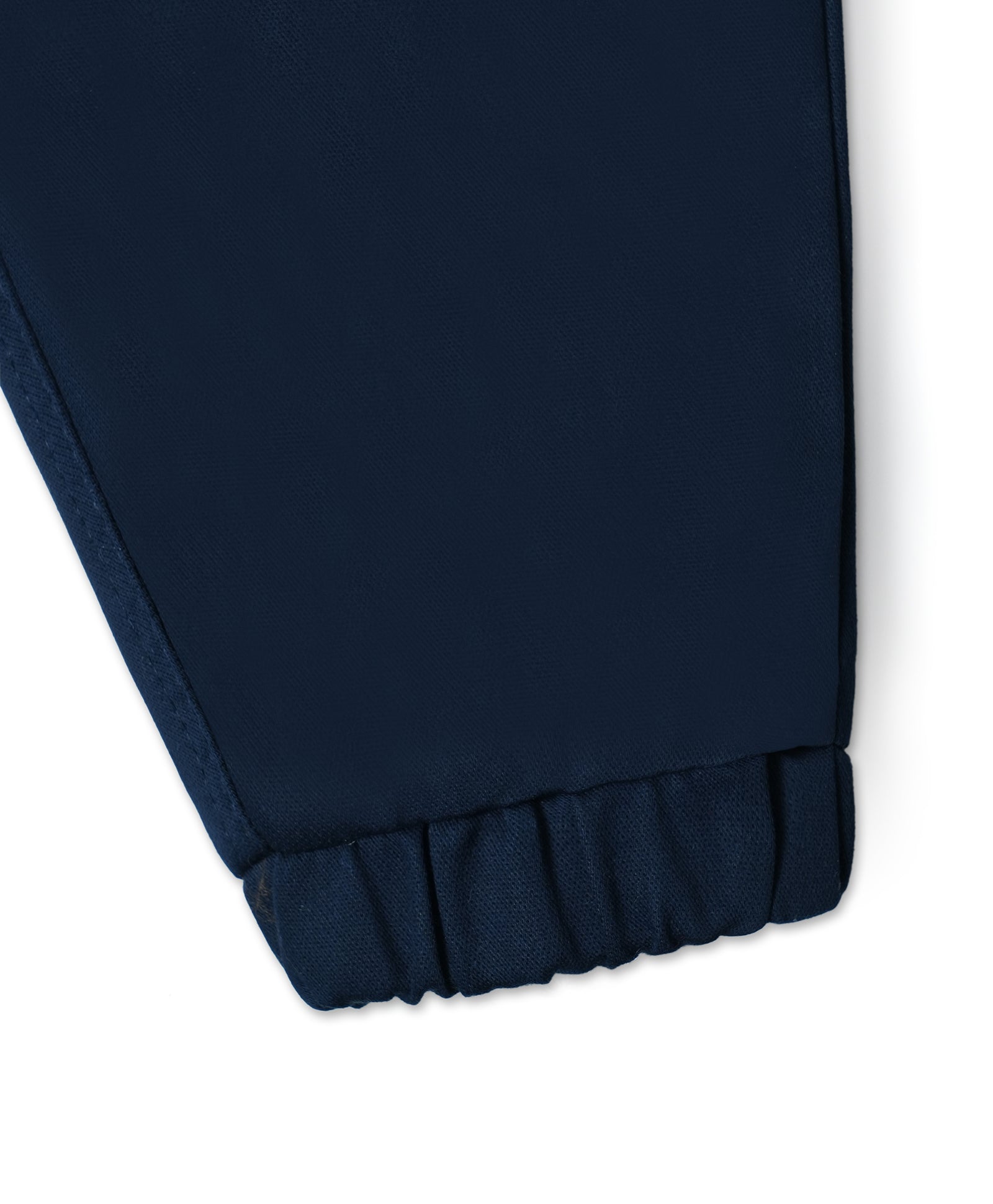 Stretchable Cotton Jeans with Smiley Print and Rib