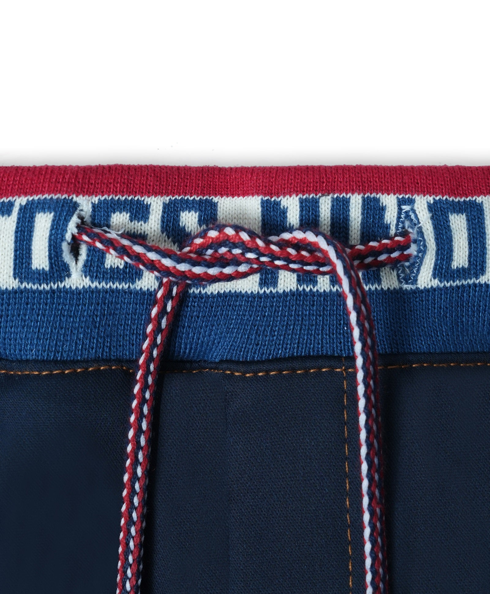 Stretchable Cotton Jeans with Reflective Strip and Rib
