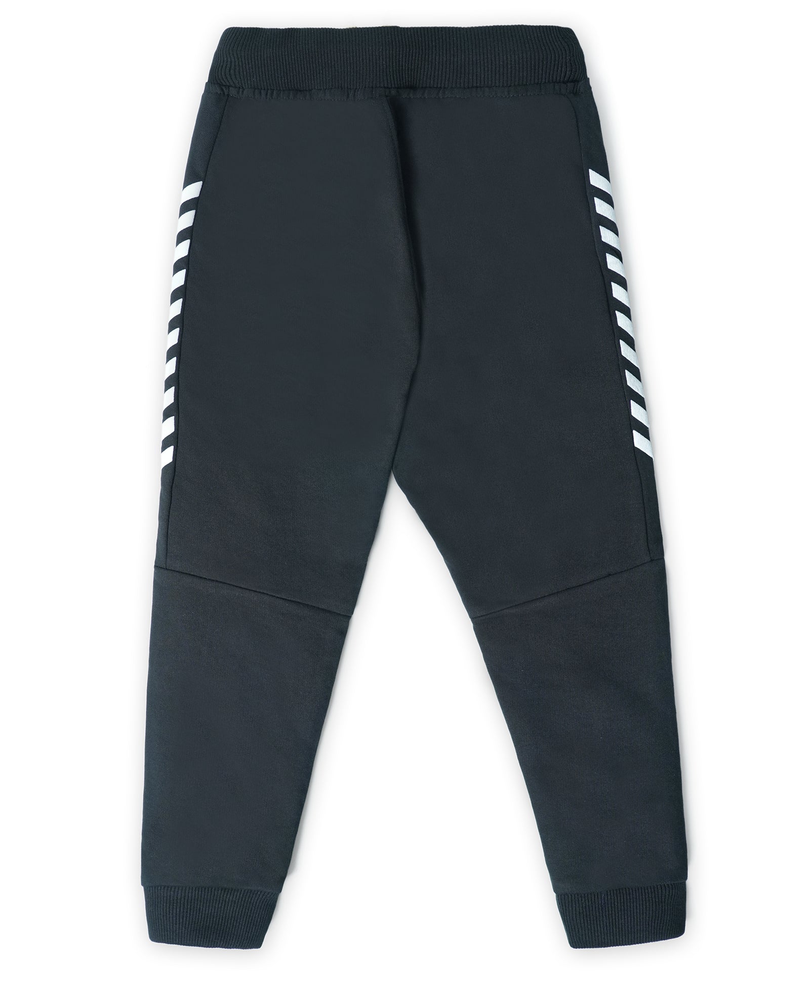 Cotton Looper Full Length Fancy Pocket SuperGamer Printed Joggers - Black