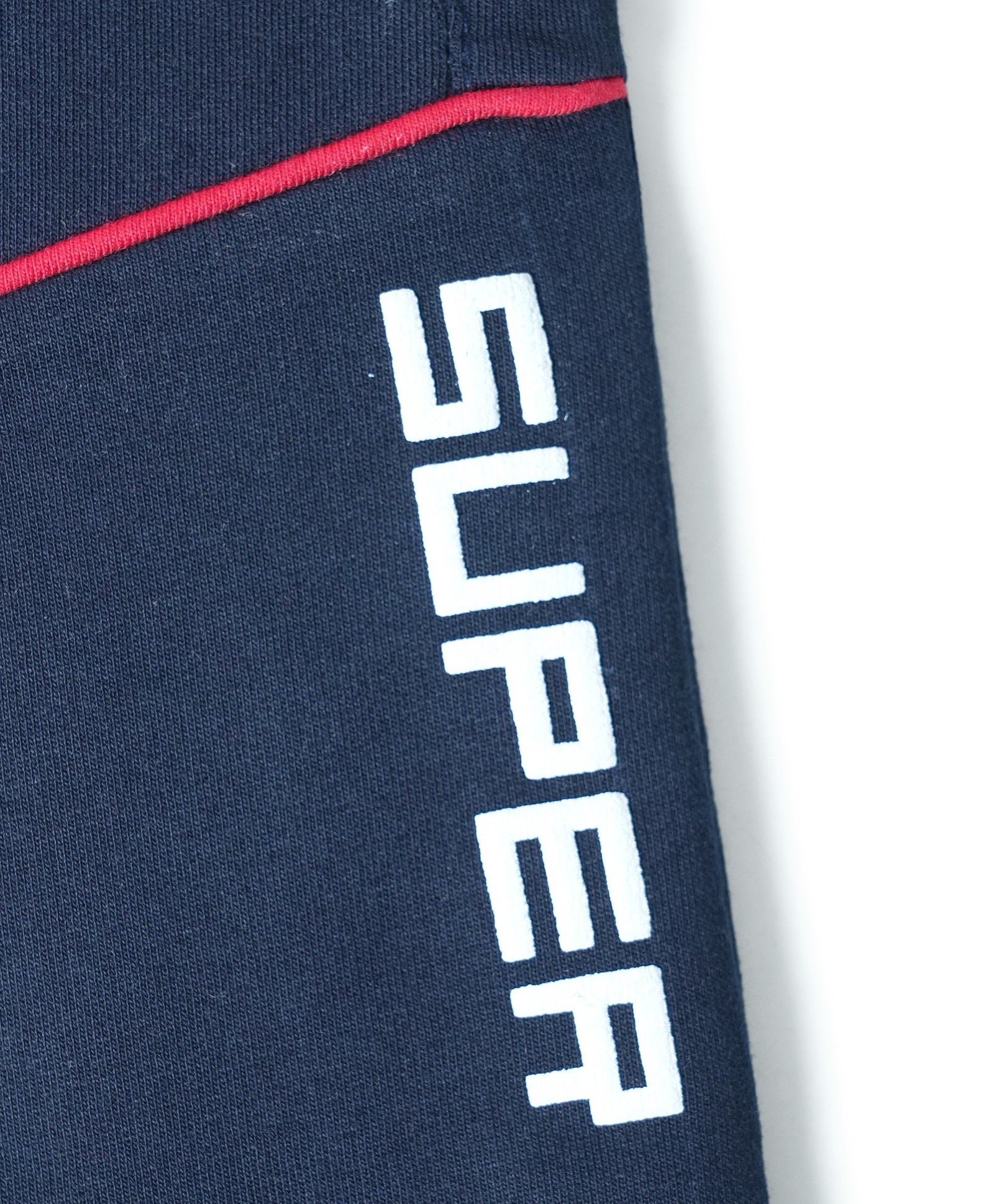 Cotton Looper Full Length Fancy Pocket SuperGamer Printed Joggers - Navy