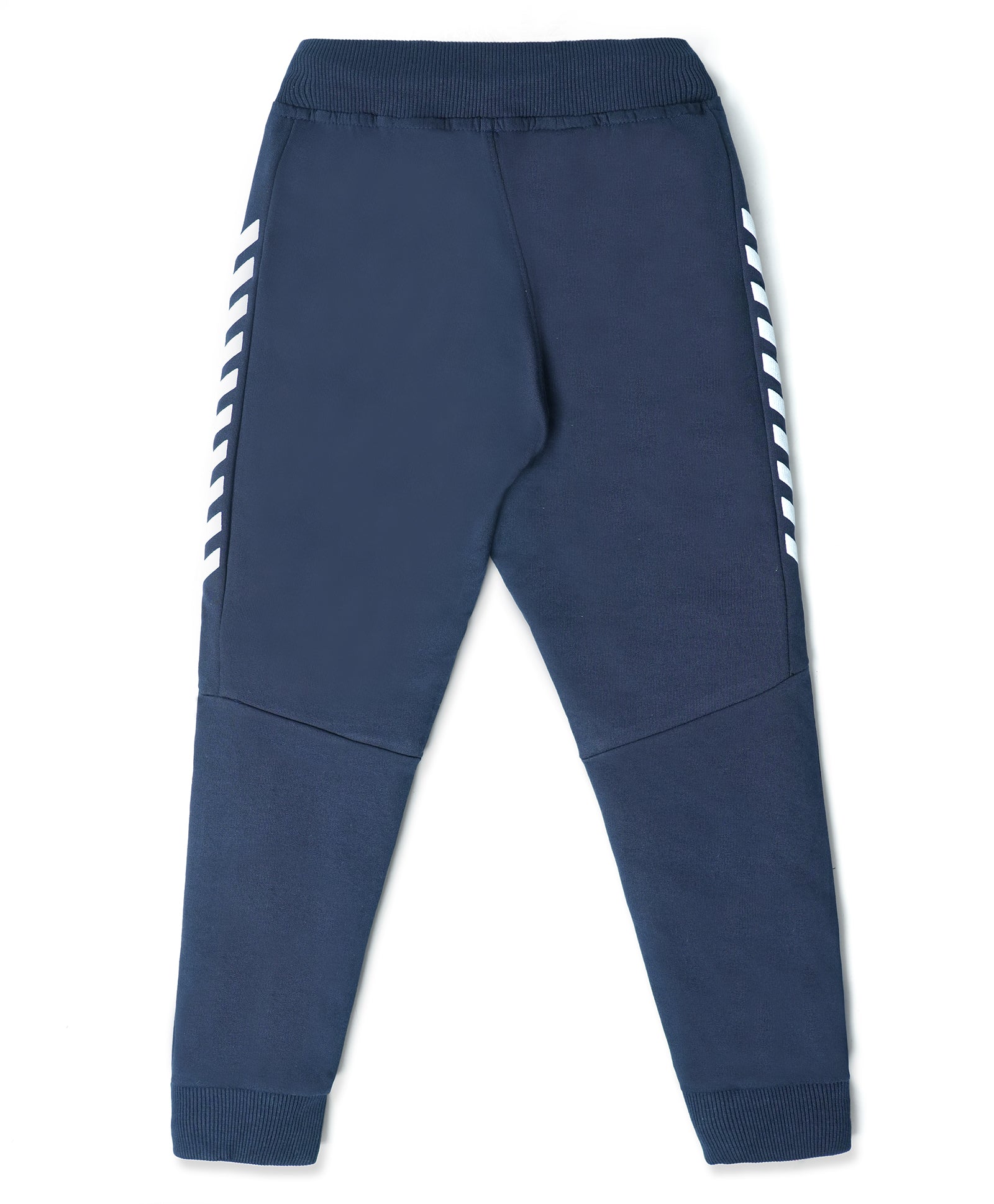 Cotton Looper Full Length Fancy Pocket SuperGamer Printed Joggers - Navy
