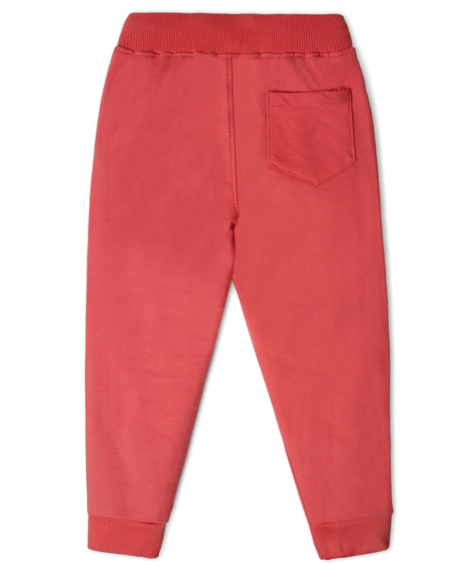 Cotton Joggers with Rhinestone Hearts