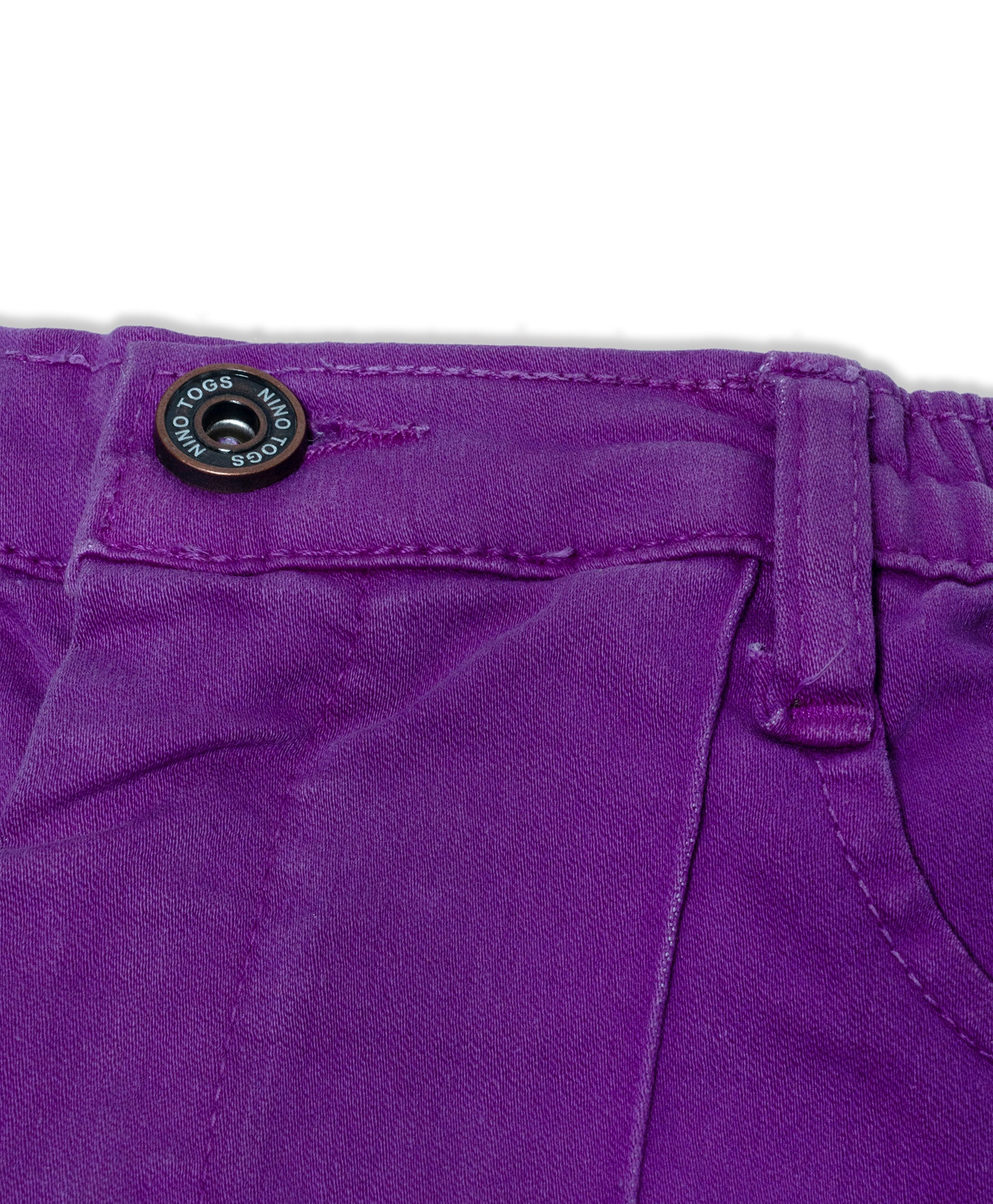Cotton Denim Comfort Straight Fit Stretchable Jeans - Lilac